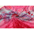 Newest selling attractive style soft rose red border sunflower cashmere scarf in many style